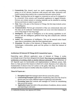 IoT Course Notes for B.Tech Students | PDF | Internet Of Things | Actuator