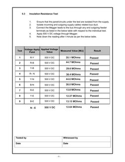 Bus Duct Testing Procedure Guide | PDF | Duct (Flow) | Electrical ...