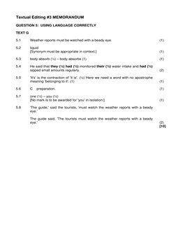 Grade 12 Textual Editing Guide | PDF | Bracket | Question