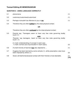 Grade 12 Textual Editing Guide | PDF | Bracket | Question