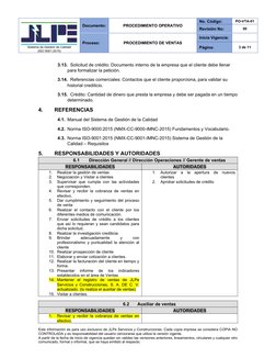 Procedimiento de Ventas ISO 9001 | PDF | Sistema de manejo de calidad ...