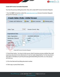 SAP Invoice Correction Request Guide | PDF | Invoice | Receipt