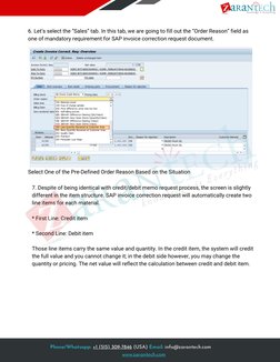 SAP Invoice Correction Request Guide | PDF | Invoice | Receipt