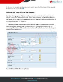 SAP Invoice Correction Request Guide | PDF | Invoice | Receipt