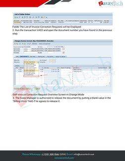 SAP Invoice Correction Request Guide | PDF | Invoice | Receipt