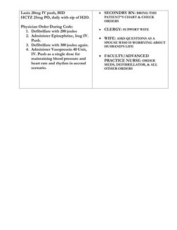 Code Blue Simulation Pdf Code Blue Simulation for Nursing Students | PDF | Cardiopulmonary ...