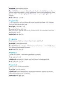 Respuesta: Procedimiento inductivo
Comentario: Comencemos por el procedimiento inductivo. Los múltiples y variados 
sentidos