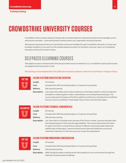 Crowdstrike University Training Catalog | PDF | Cloud Computing ...