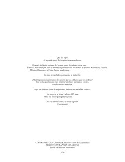 ¡Ya está aquí!
el segundo tomo de #arquitecturaparacolorear.
Después del éxito rotundo del primer tomo, decidimos crear otro.