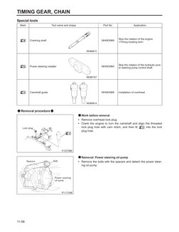4P10 Engine Timing Chain Guide | PDF | Pump | Screw