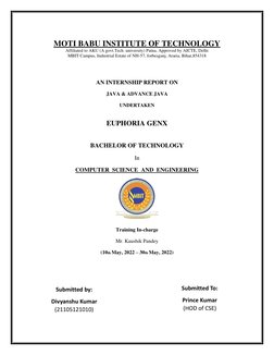 Java Internship Report by Divyanshu Kumar | PDF