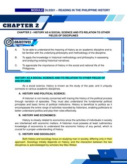 History as a Social Science Overview | PDF