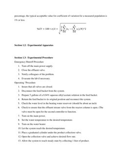 percentage, the typical acceptable value for coefficient of variation for a measured population is 
1% or less.  
%𝐶𝑉= 100 