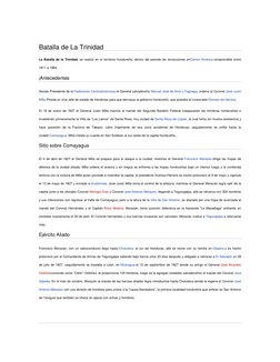 Batalla de La Trinidad 
La Batalla de la Trinidad, se realizó en el territorio hondureño, dentro del periodo de revolucione