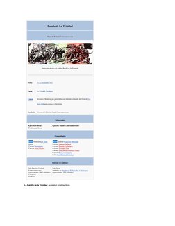 Batalla  (http://es.wikipedia.org/wiki/Archivo:Batalla_de_la_Trinidad.JPG) (http://es.wikipedia.org/wiki/Archivo:Batalla_de_l