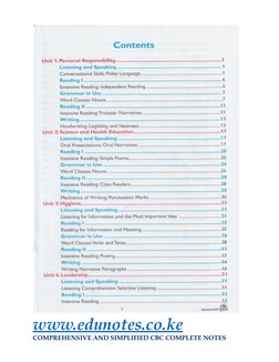 Grade 7 English CBC Notes PDF | PDF
