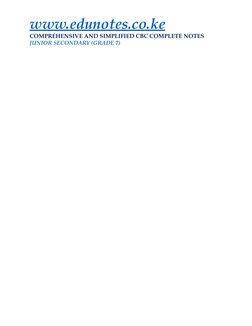 Grade 7 English CBC Notes PDF | PDF