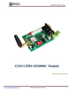SIM800C GSM/GPRS Module Overview | PDF | General Packet Radio Service | Gsm