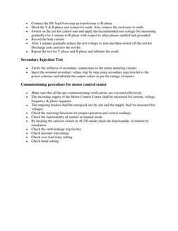 MCC Panel Testing Procedures Guide | PDF | Relay | Transformer