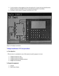 MCC Panel Testing Procedures Guide | PDF | Relay | Transformer