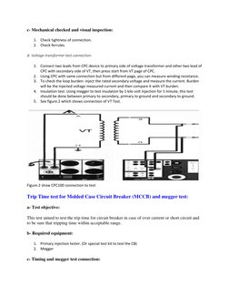 Mcc Test Block MCC Panel Testing Procedures Guide | PDF | Relay | Transformer