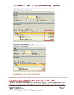 SAP EWM Physical Inventory Process Guide | PDF | Inventory | Computer ...