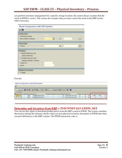 SAP EWM Physical Inventory Process Guide | PDF | Inventory | Computer ...