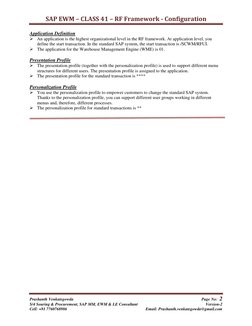 SAP EWM RF Framework Configuration Guide | PDF | Computing | Software