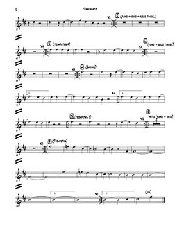 & ##
.. ..
55
Œ œ Ó
˙
Œ œ
˙
œ œ
X2
œ œ Ó
· (piano + bajo + solo timbal)
∑
∑
∑
& ##
.. ..
.. ..
X4
62
∑
‚ (trompetas 4)
œ œ œ