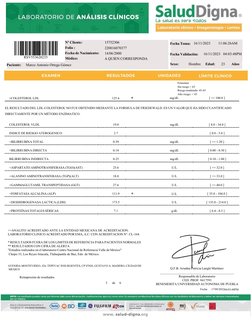 Nº Cliente: 
Folio : 
Fecha de Nacimiento: 
Médico: 
15752306 
220816070377 
14/06/2000 
A QUIEN CORRESPONDA 
16/11/2023 
11: