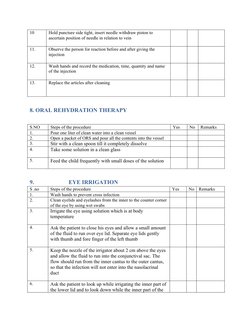 10
Hold puncture side tight, insert needle withdraw piston to 
ascertain position of needle in relation to vein
11.
Observe t