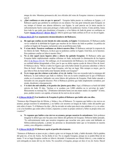 ataque de sitio. Mientras permanecía ahí, tres oficiales del reino de Ezequías vinieron a encontrarse
con él.
c.
¿Qué confian