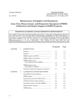 Tmde Checklist.pdf TMDE Calibration and Repair Support Guide | PDF | Calibration | Metrology
