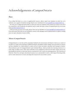 Acknowledgements: eCampusOntario 
Share 
If you adopt this book, as a core or supplemental resource, please report your adopt