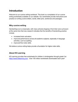 k5 Learning Cursive Writing Workbook | PDF | Wisdom | Bookcase