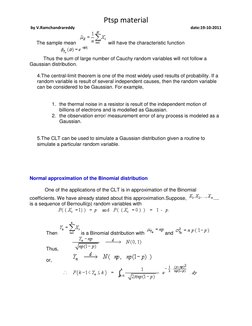 Central Limit Theorem Explained | PDF | Normal Distribution | Variance