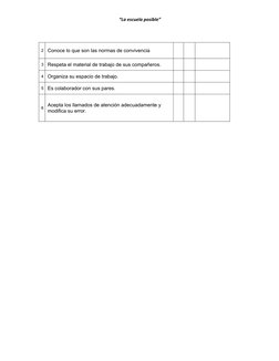 Normas de Convivencia para Cuarto Grado | PDF | Escuelas | Salón de clases