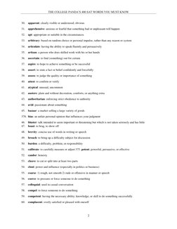 College Panda's Essential SAT Vocabulary | PDF | Experience | Feeling