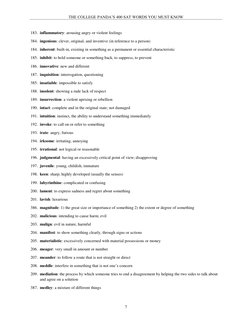 College Panda's Essential SAT Vocabulary | PDF | Experience | Feeling