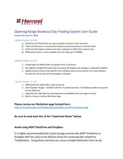 MNQ Opening Range Breakout Guide | PDF