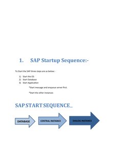 SAP Startup and Shutdown Sequence Guide | PDF | Information Technology ...