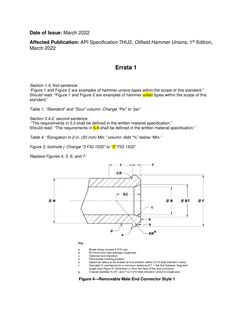 API Spec 7HU2 Errata Summary | PDF