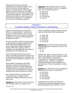 Texas Engineering Ethics Exam Guide | PDF | Engineer | Conflict Of Interest