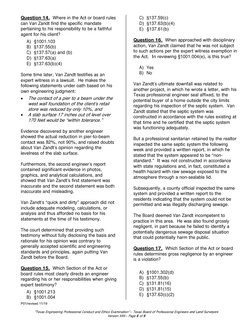 Texas Engineering Ethics Exam Guide | PDF | Engineer | Conflict Of Interest