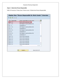 SAP PP Configuration Steps Guide | PDF | Computing