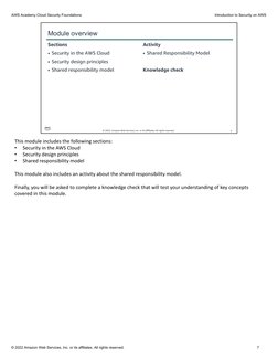 AWS Academy Cloud Security Foundations Guide | PDF | Amazon Web ...