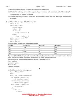 Page 8	
Sample Paper 3	
Computer Science Class 12
Install NODIA App to See the Solutions.
Click Here To Install (https://qrbo