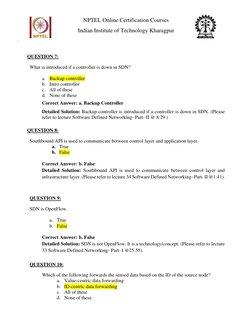 NPTEL Online Certification Courses 
Indian Institute of Technology Kharagpur 
 
 
 
QUESTION 7: 
What is introduced if a cont