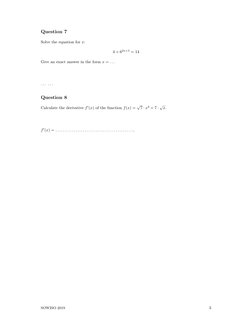 Ompta Math OMPT-A Mock Exam Sample Questions | PDF | Equations | Mathematics