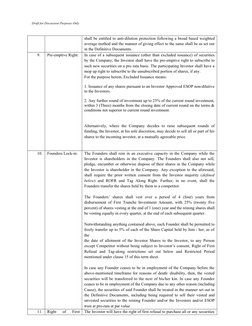 Seed Round Investment Term Sheet | PDF | Securities (Finance) | Investing